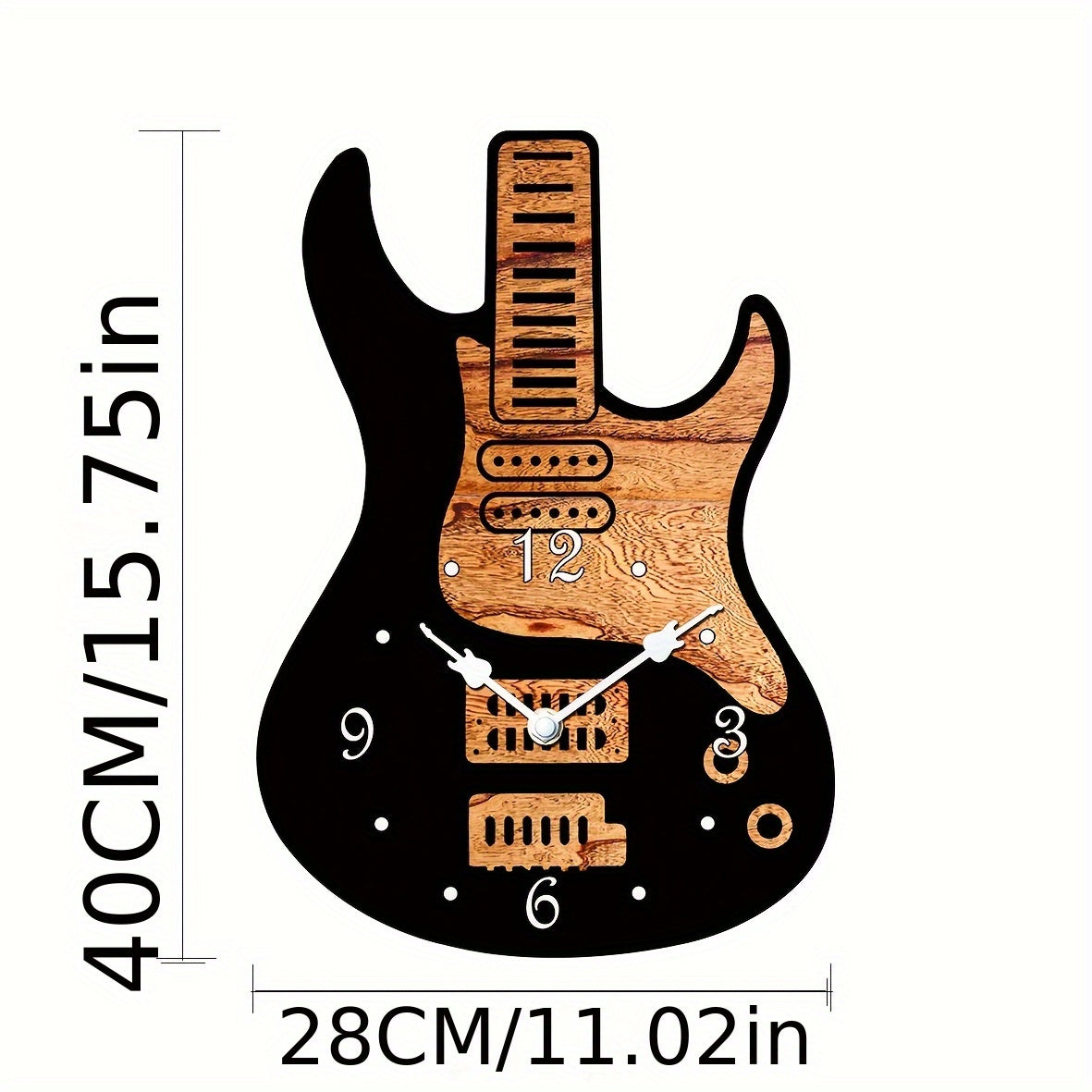 HarmonyTime – Stylish Guitar-Inspired Wall Clock for Music Aficionados