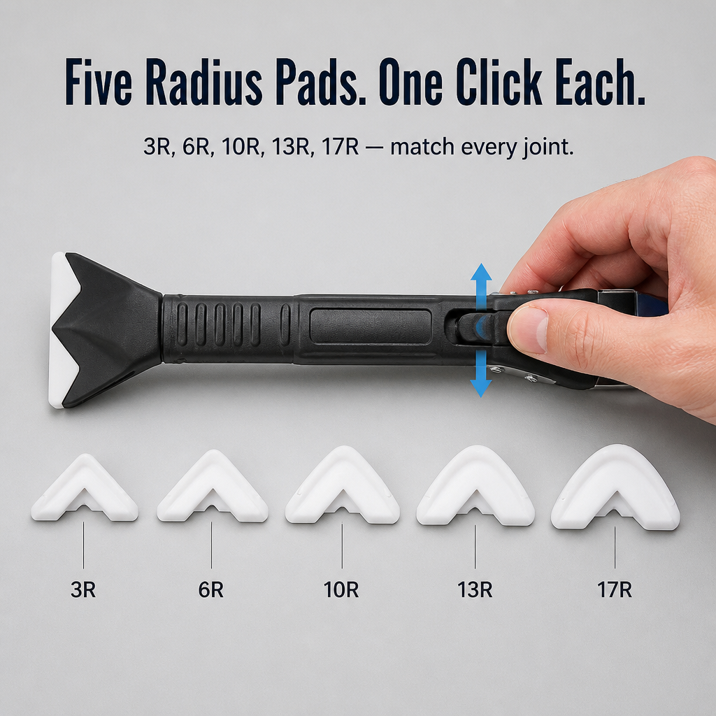 GlidePro™ 3-in-1 Caulk Savior — Nail Flawless, Fingerprint-Free Caulk Lines Like a True Pro