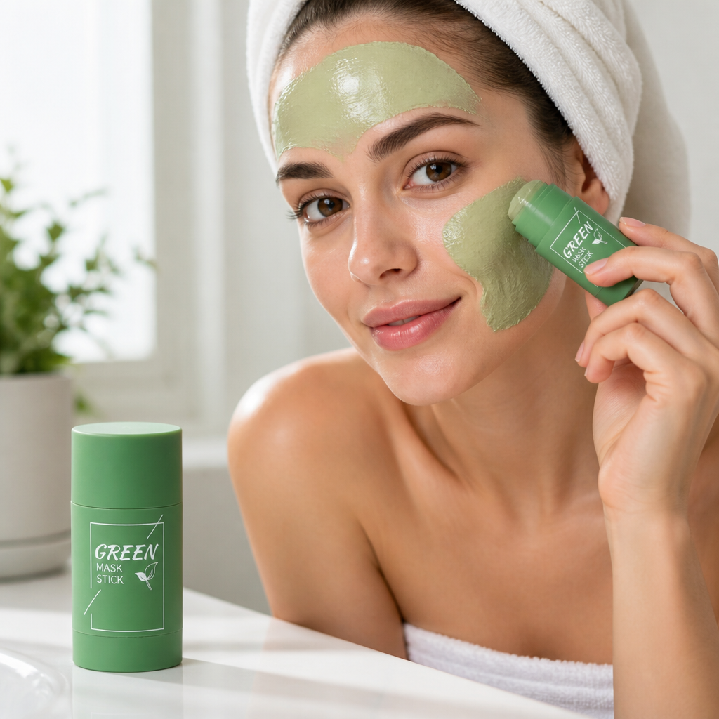 Everlisse™ Green Tea Detox Mask Stick — Control Oily Shine & Smooth Your Skin in 10 Minutes