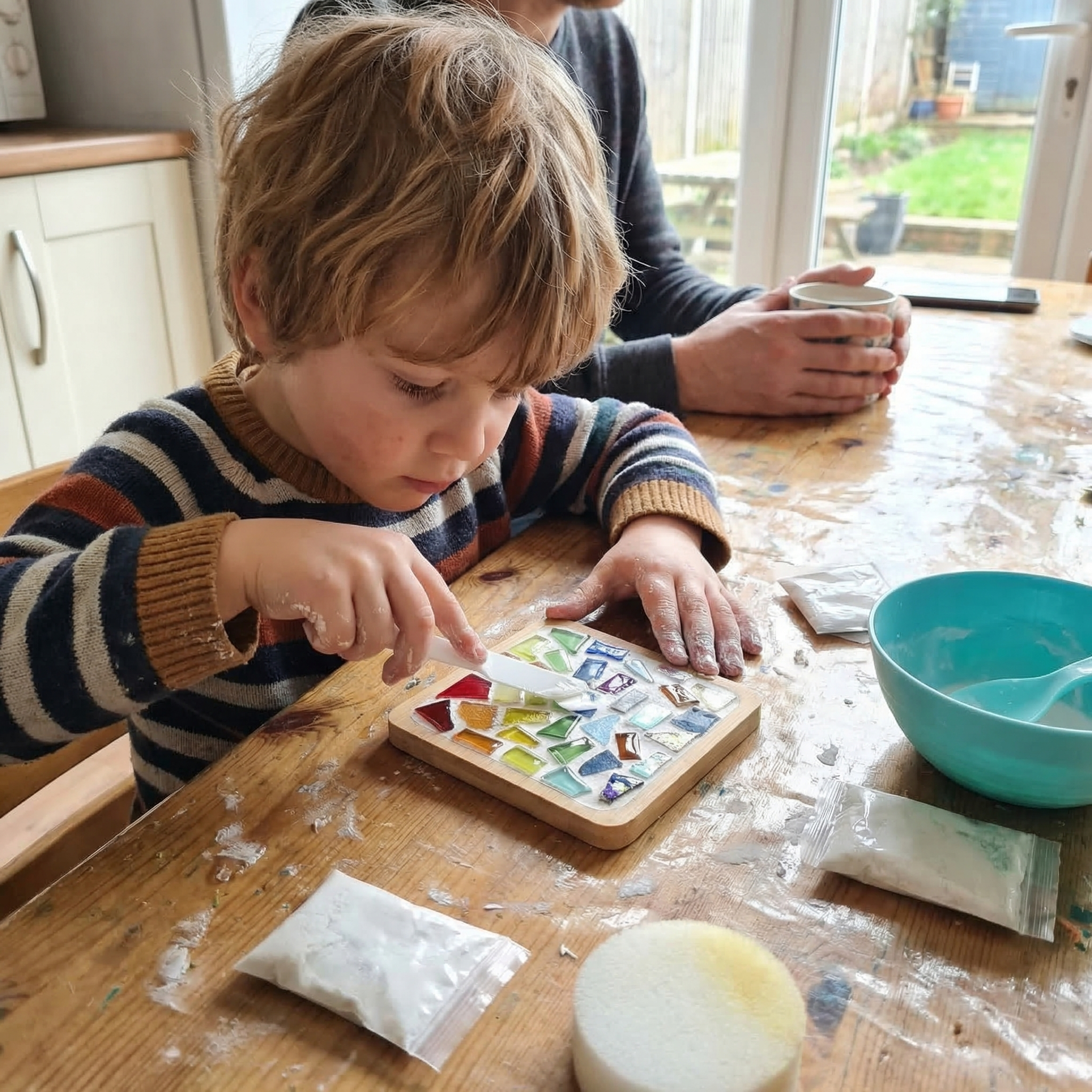 MosaicHeart™ Family Coaster Kit — Turn Every Craft Into Cherished Family Magic