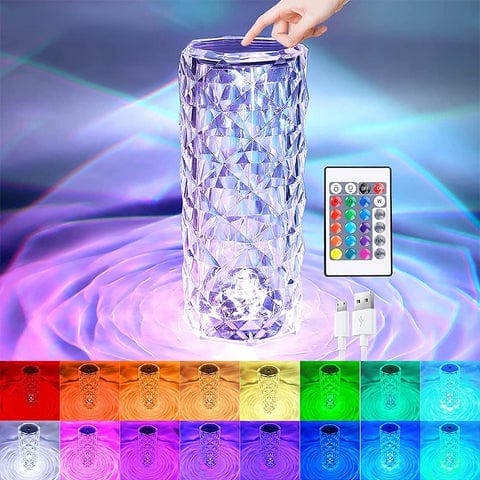 Magique Touch crystal lamp with remote control