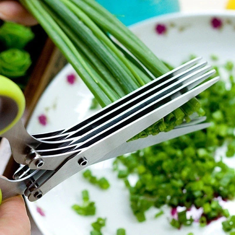SwiftSlice™ Herb & Veggie Shears — Slice Faster, Chop Easier, Cook Happier