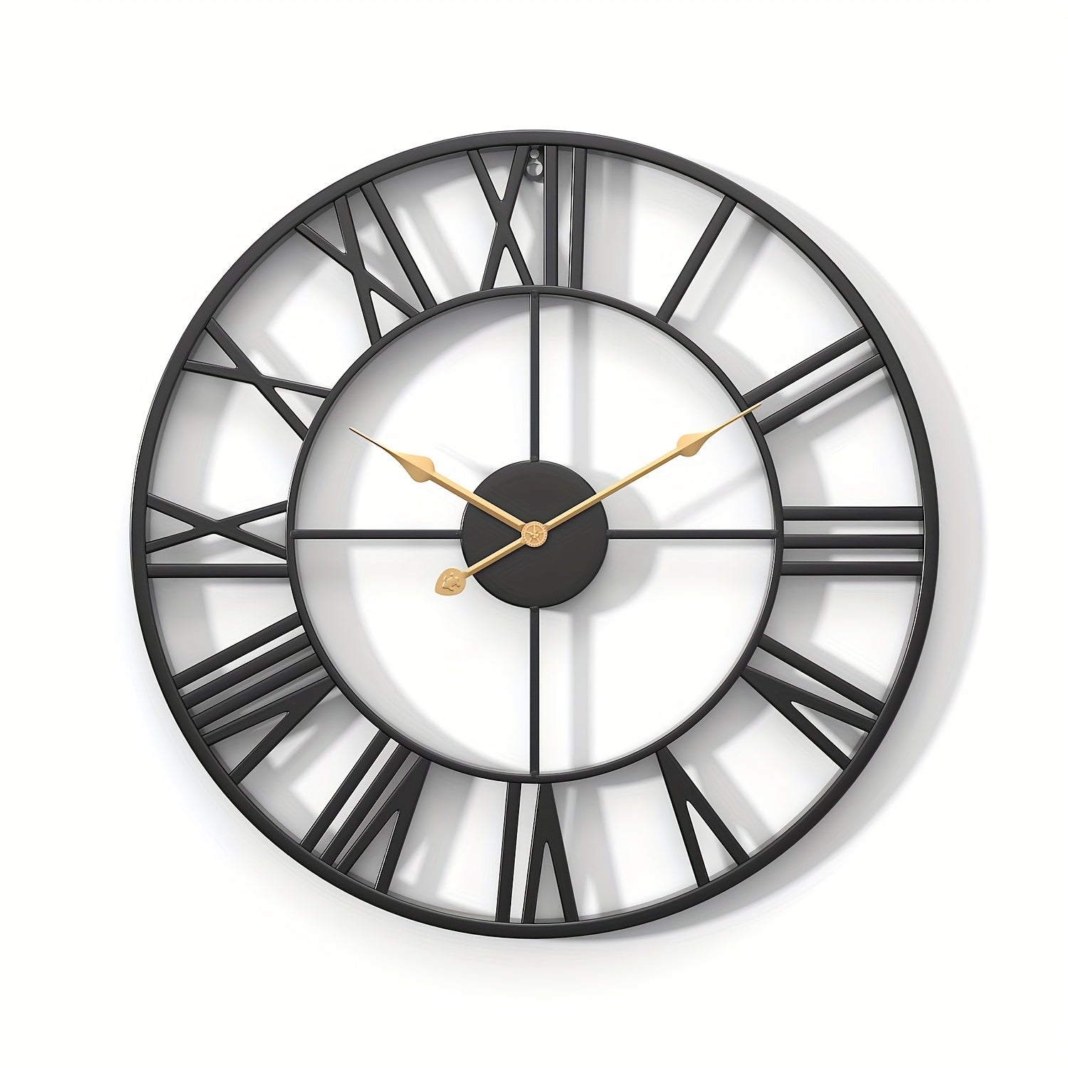 TranquilTime - Elegant Silent Round Wall Clock for Bedrooms