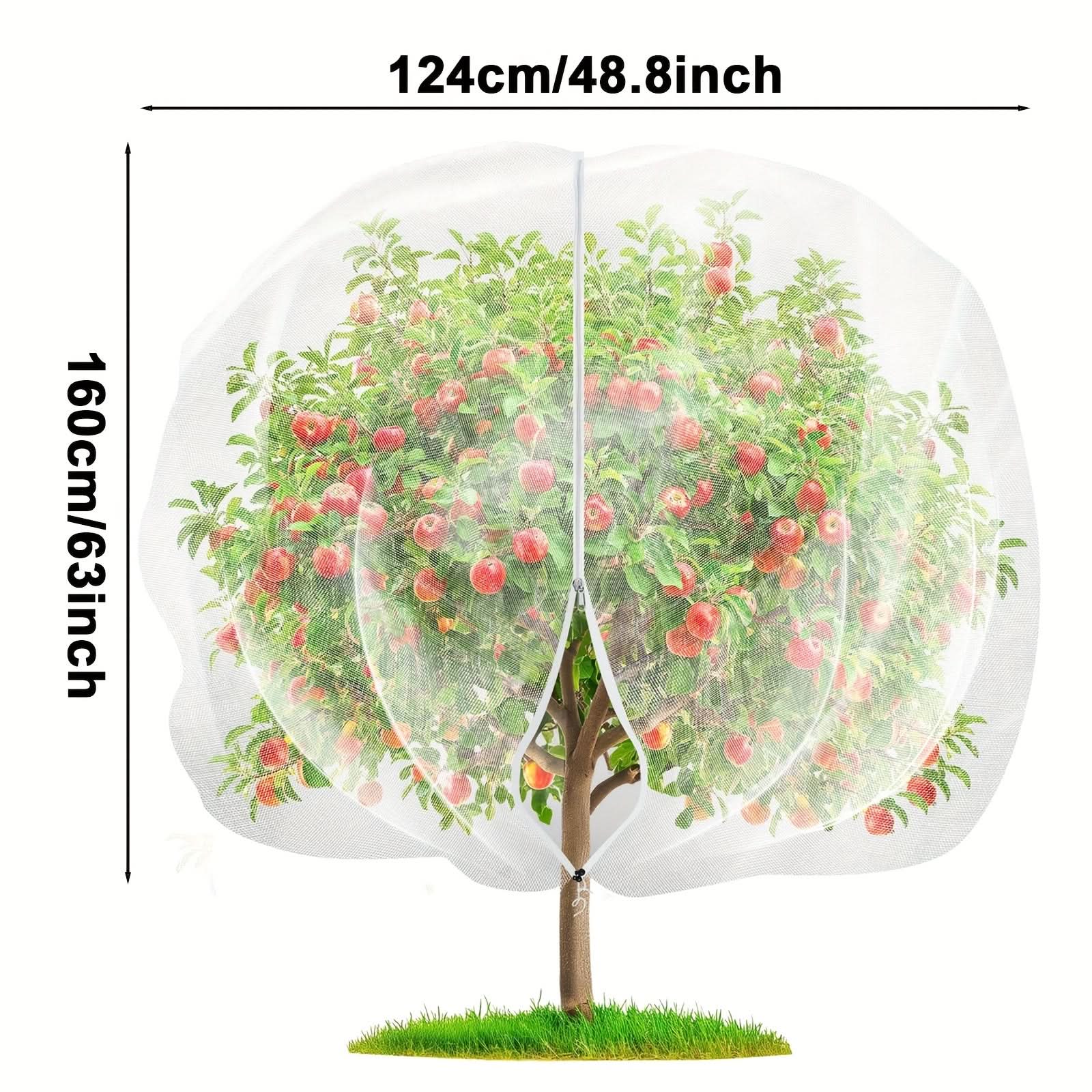 Garden Netting with Secure Drawstring – Protective Plant Cover