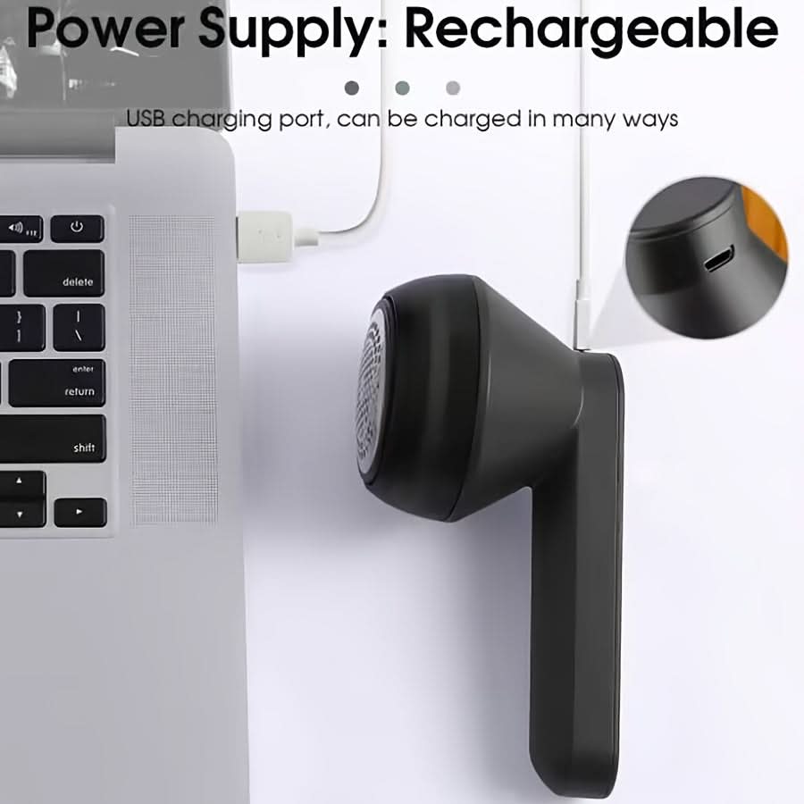 Portable Fabric Shaver with USB Rechargeable Function for Lint Removal
