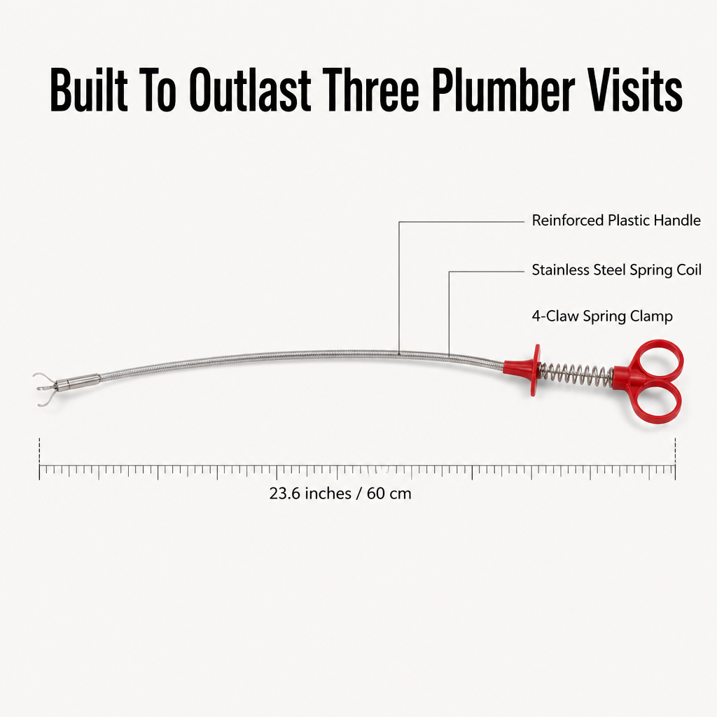 ClingClaw™ — Extract The Hairball Drano And Plumbers Can't Access