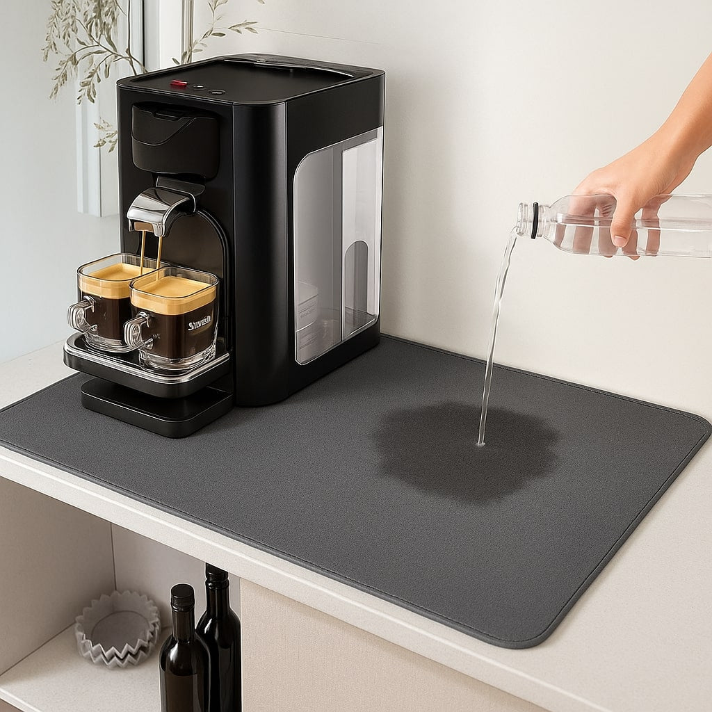 Premium Draining Mat for Kitchen Appliances – Non-Slip Design