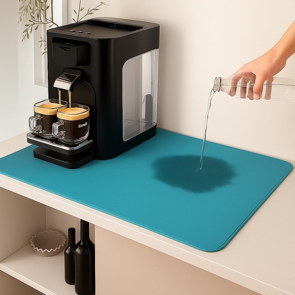 Premium Draining Mat for Kitchen Appliances – Non-Slip Design