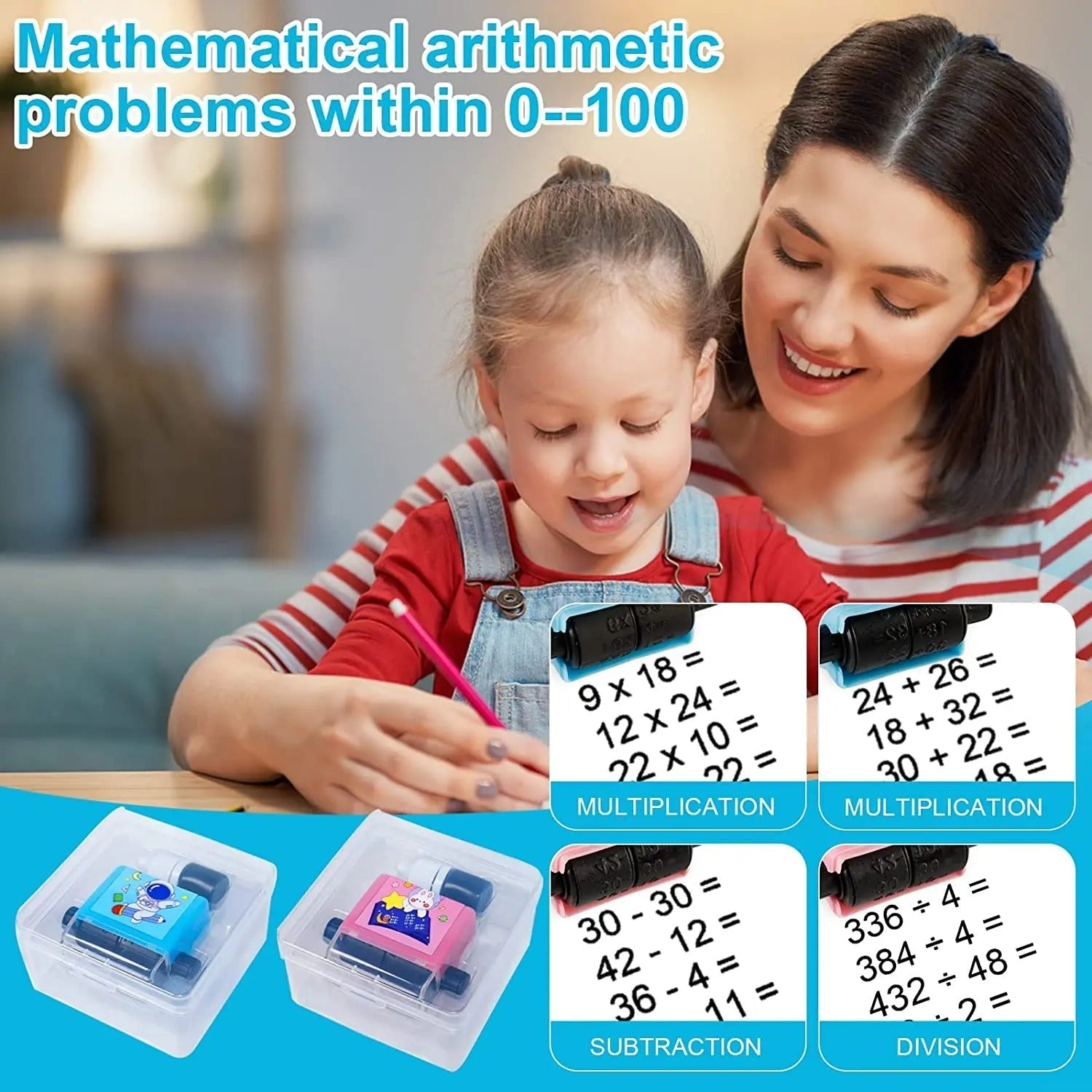 TurboMath™ Stamp — Ignite Your Child’s Joy and Confidence in Math Mastery Fast