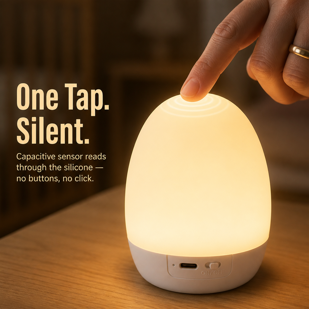 SereniNest™ — Gentle Night Feedings Without Brightening the Baby