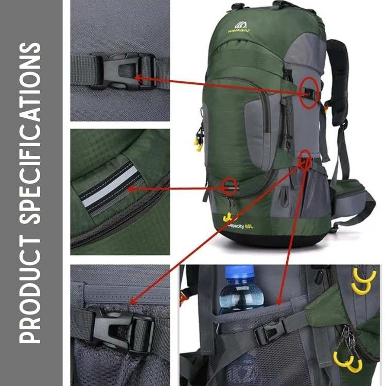 60L All-Weather Expedition Backpack