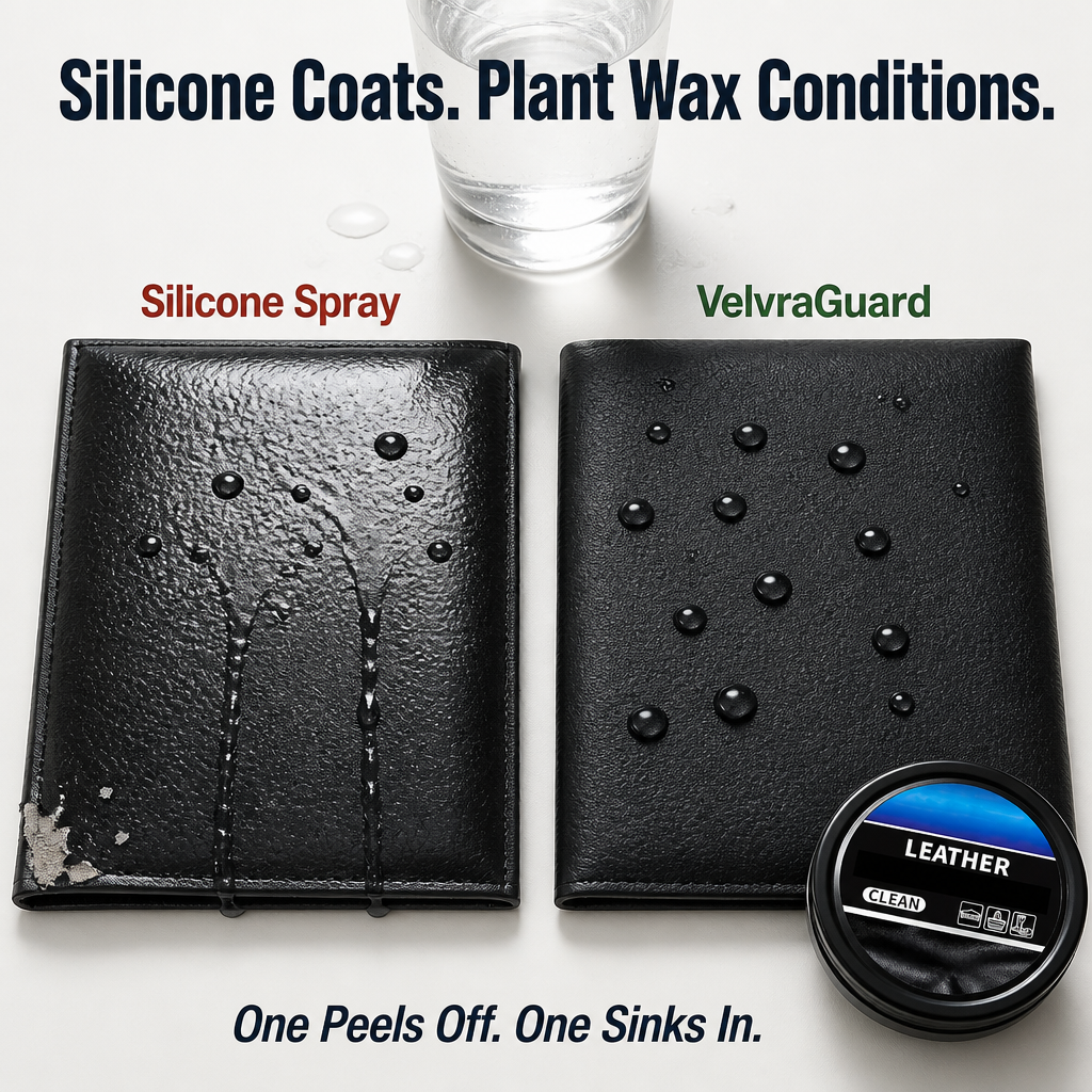 VelvraGuard™ — Renew Cracked Leather, Block Stains & Bring Back the Soft Feel