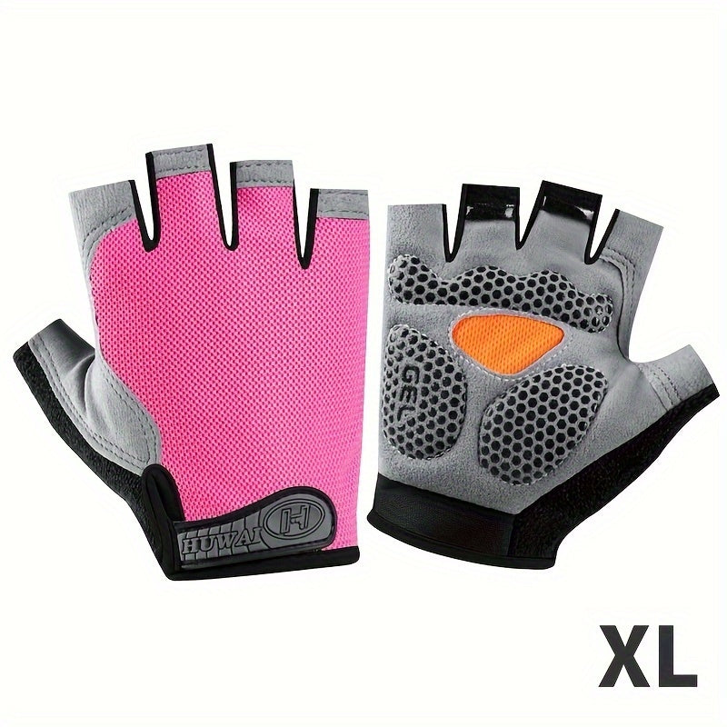 Versatile Outdoor Half Finger Gloves for Active Adventures