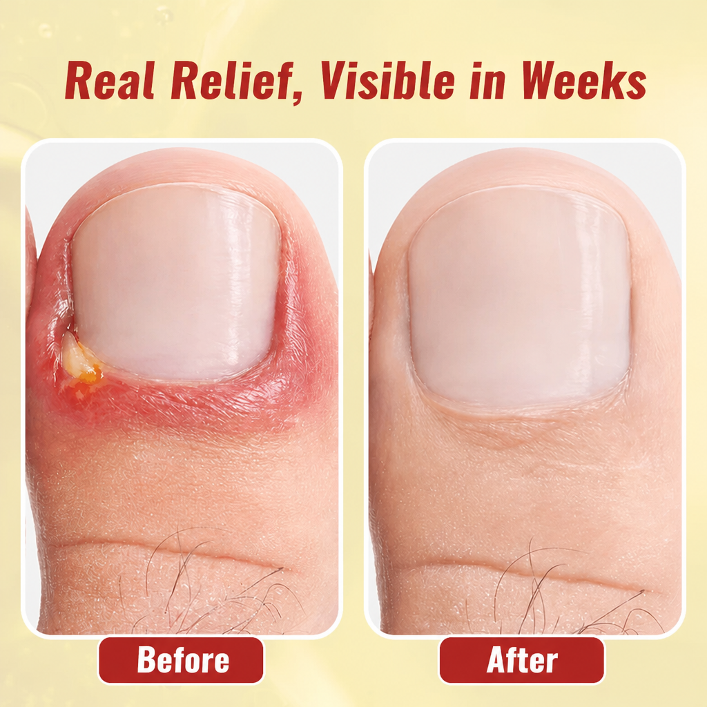 NailFortify™ — Ease Discomfort from Ingrown Toenails and Fungal Harm at Home
