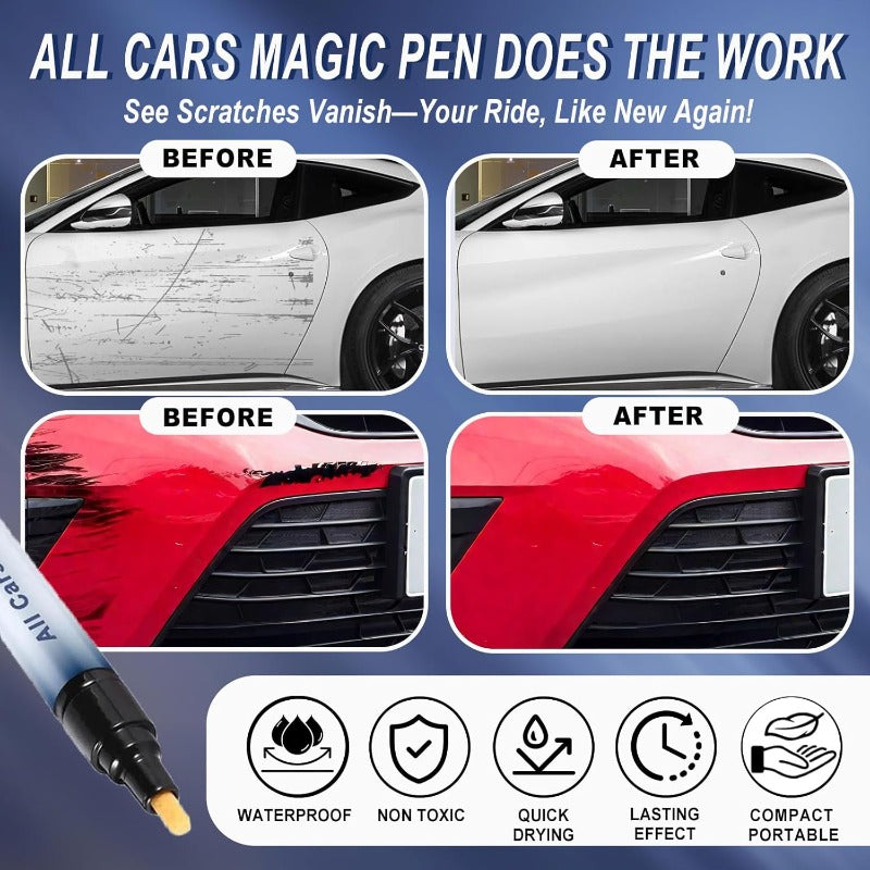 GlareGuard™ Precision Pen — Instantly Erase Scratches and Keep Your Car Showroom-Shiny