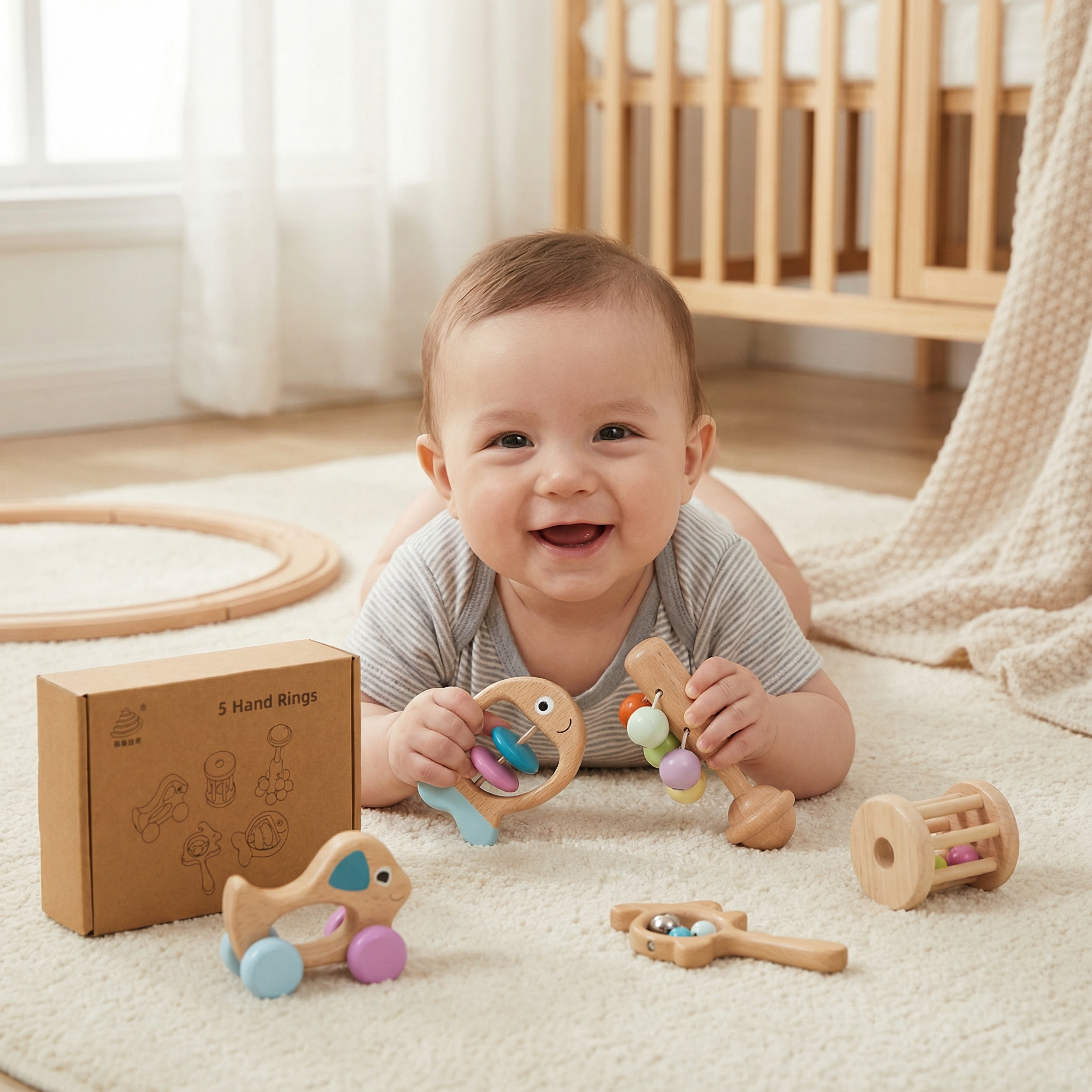The GentleNest™ Sensory Set — Nurture Calm Curiosity and Joy from Baby’s First Touch