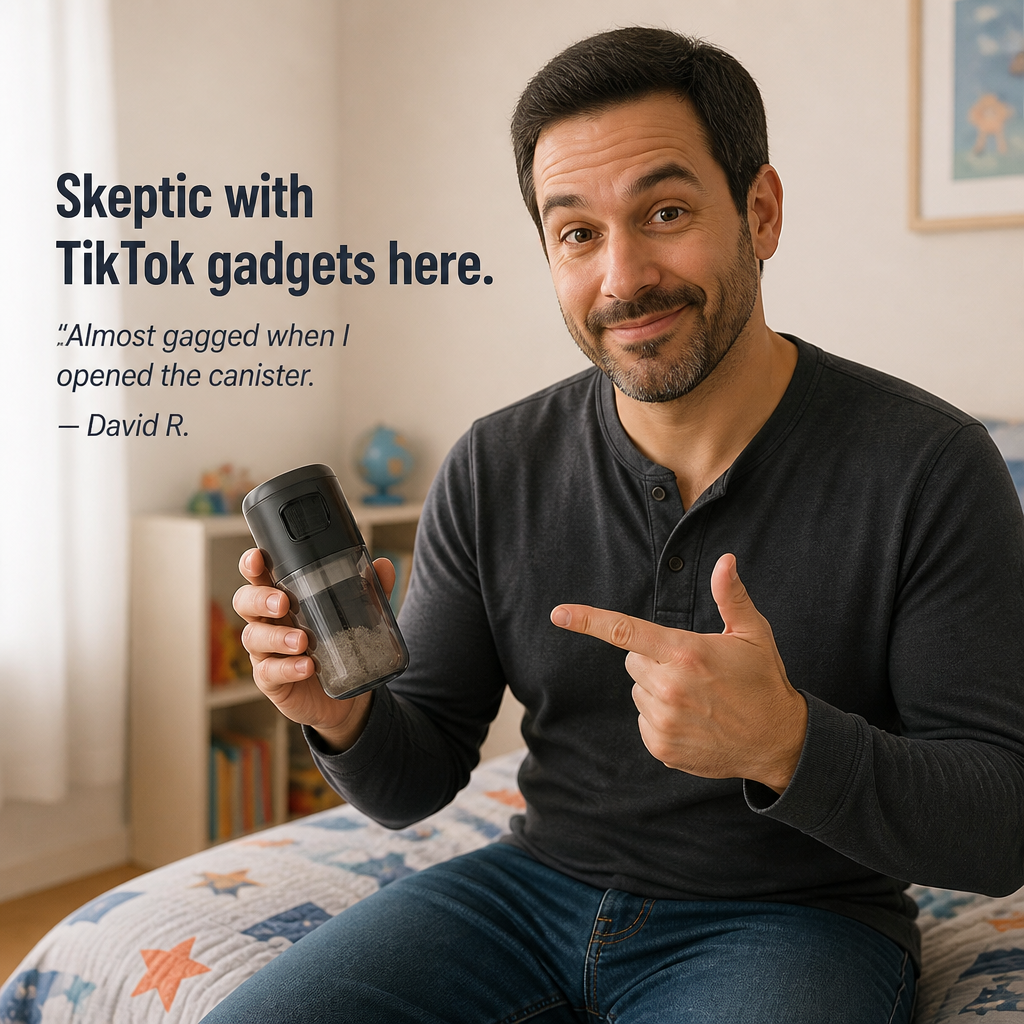 NanoPurify™ — Extract Concealed Dust Mites from Your Mattress in a Single Sweep