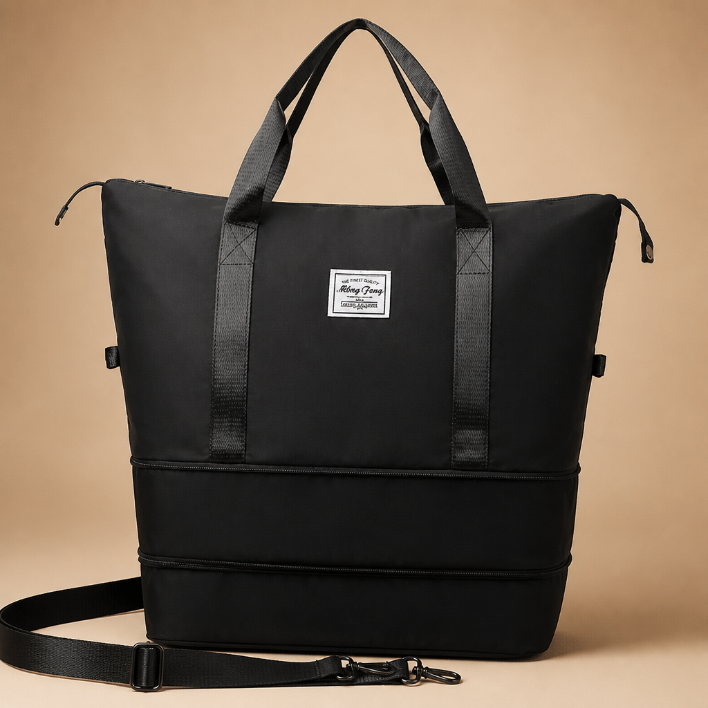 Voyana™ – Expandable Rolling Travel Tote with Detachable Wheels