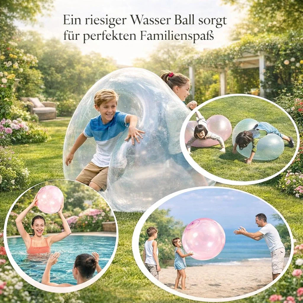 Gigantic Inflatable Play Ball | Vibrant Rubber Ball for Kids