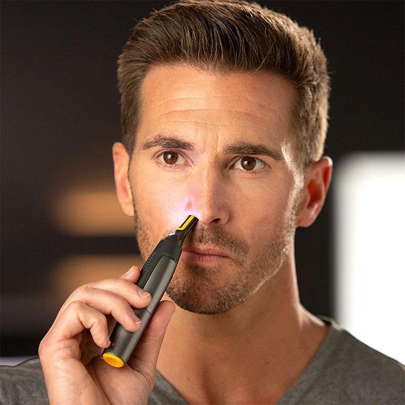 Precision Eyebrow and Nose Hair Trimmer - Effortless Grooming