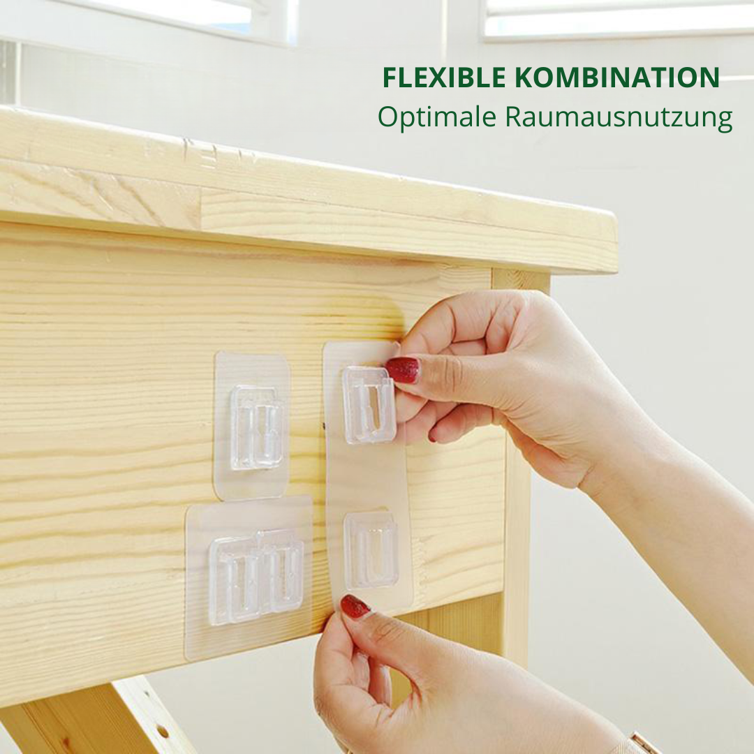 Versatile Adhesive Hooks for Walls and Ceilings | No-Drill Solution
