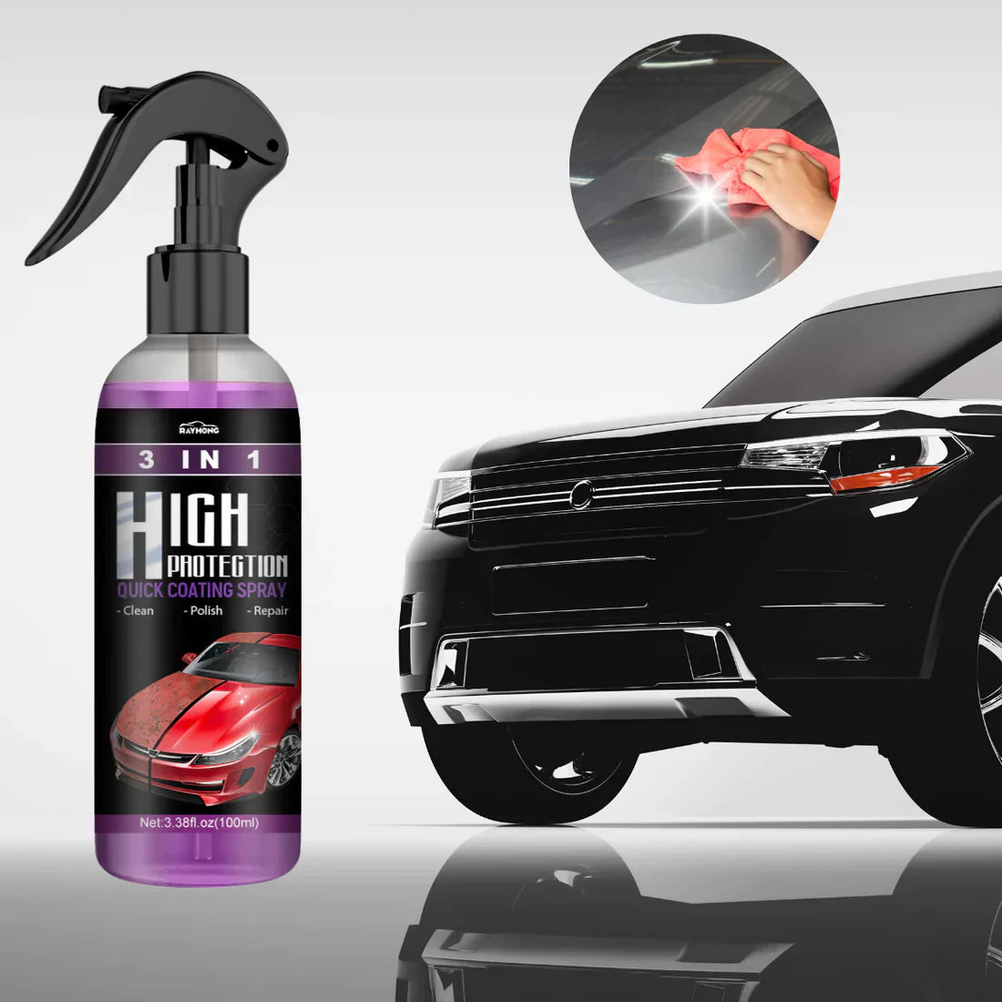 Ultimate Ceramic Coating Spray for Lasting Shine and Protection
