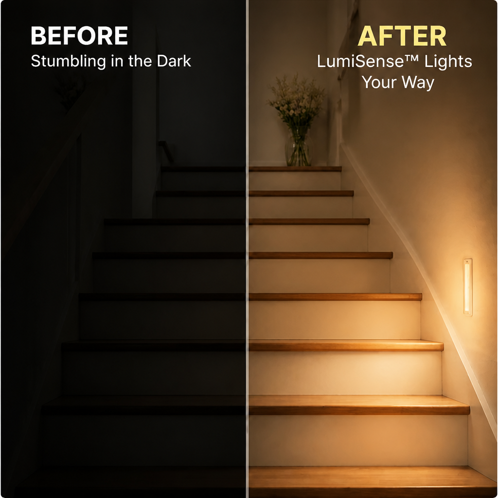 LumiSense™ — Hands-Free Glow That Warms Your Home and Calms Your Soul