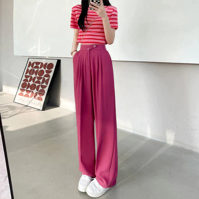 Velloria™ High-Waist Wide-Leg Pants — Instantly Sculpt Your Silhouette with All-Day Comfort and Confidence