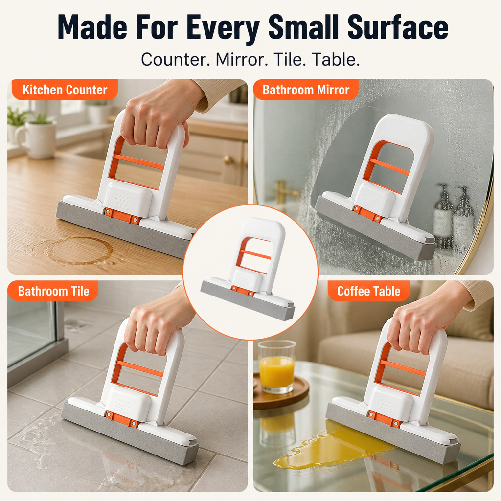 SwiftMop™ — Clean Counters, Sinks & Bathroom Splashes Flawless in Seconds