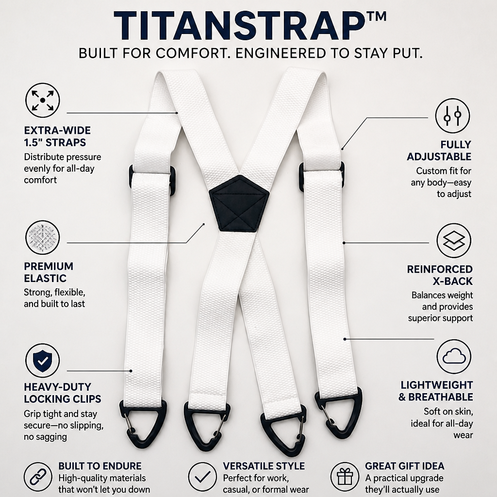 TitanStrap™ — Unshakable Support That Feels Like a Shoulder Hug All Day Long