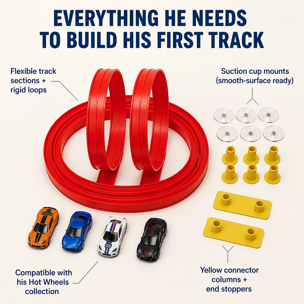 TurboTrack™ — Ignite His Imagination with Endless High-Speed Racing Adventures