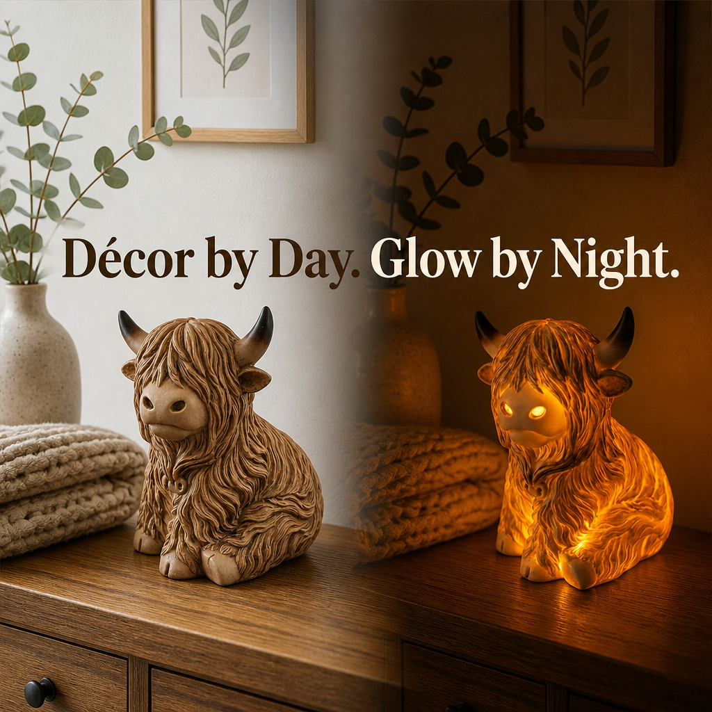 Bronwyne Glow™ — Illuminate Cozy Corners with Hand-Carved Highland Charm