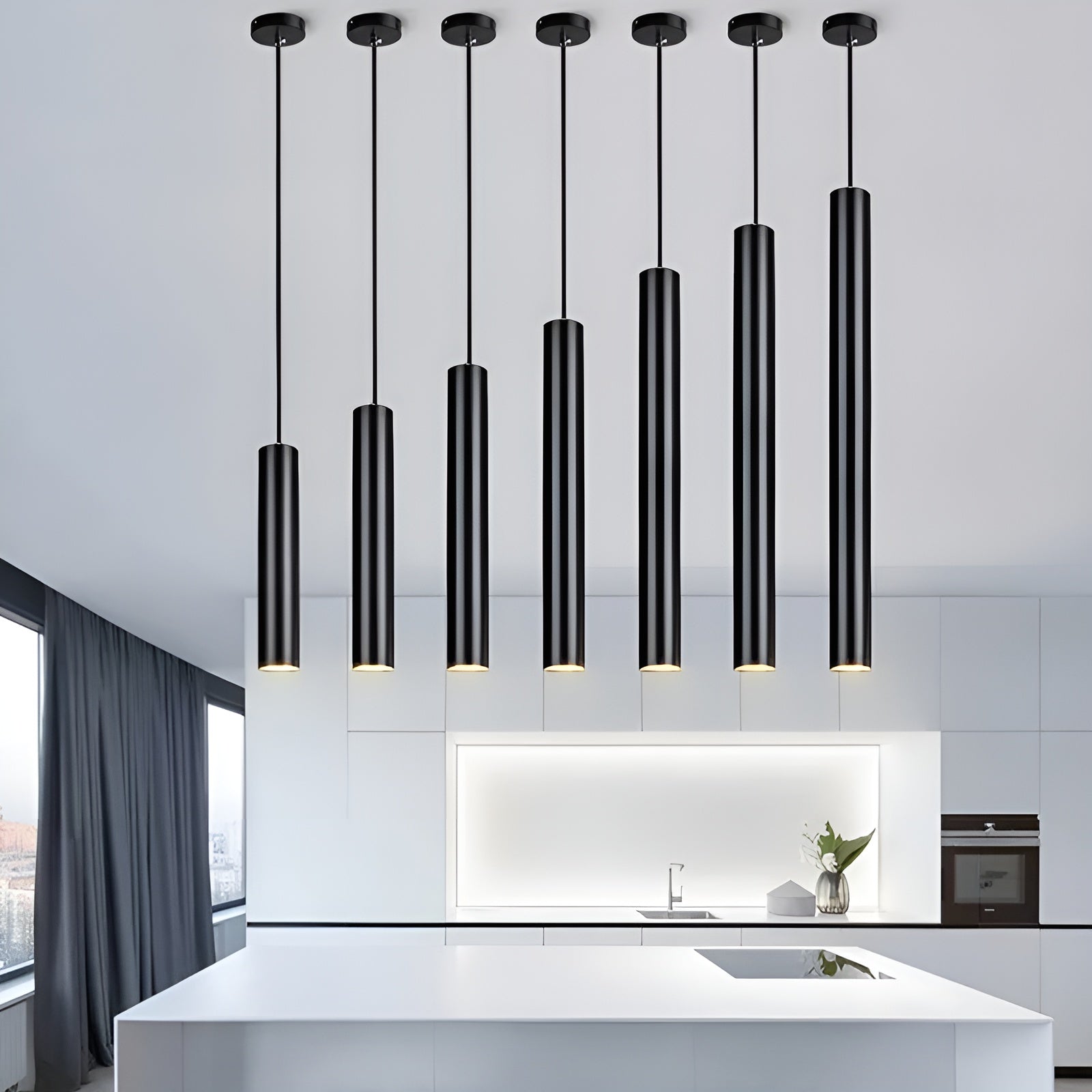 Slim Tubular LED Pendant Light – Targeted Illumination Precisely Where Desired