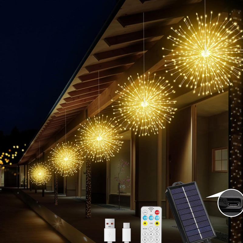 SunChase™ Solar Firework Lights — Effortless, Worry-Free Sparkle That Transforms Every Night Into Pure Magic