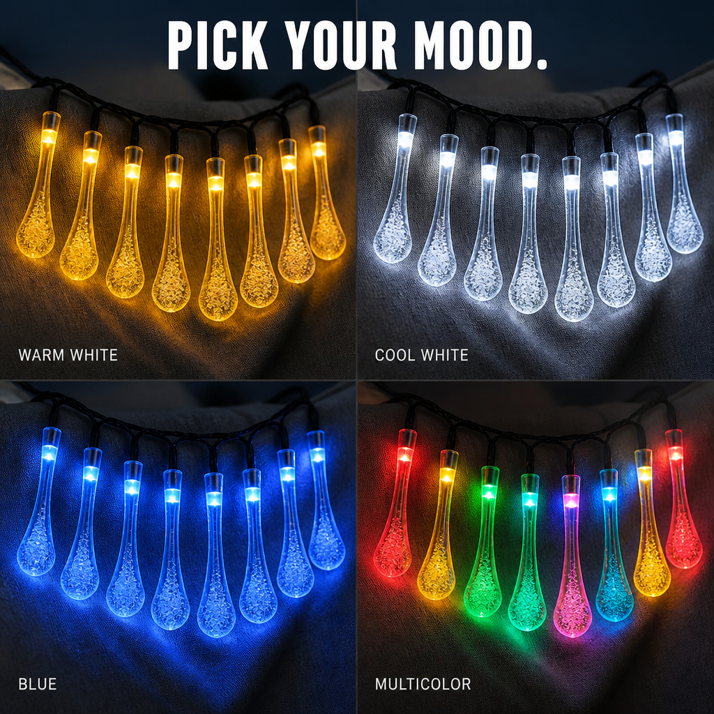 LuminaAura™ — Hang It Once, Solar Powered, Shine All Night Outdoors
