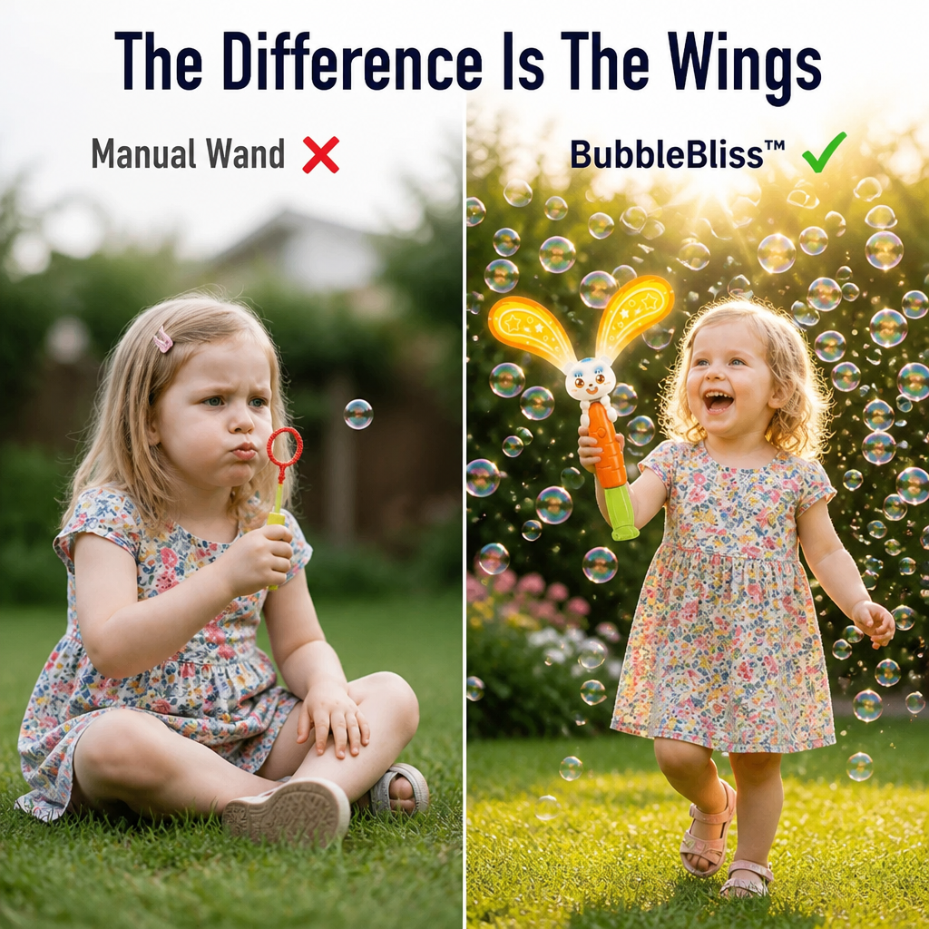 BubbleBliss™ — Draw Kids Away from iPads With Glowing One-Click Bubble Fun