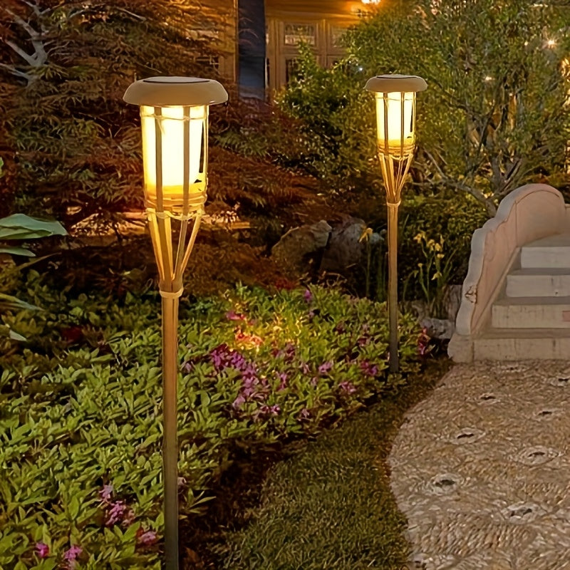 RadiantBamboo – Eco-Friendly Solar LED Lanterns for Outdoor Charm