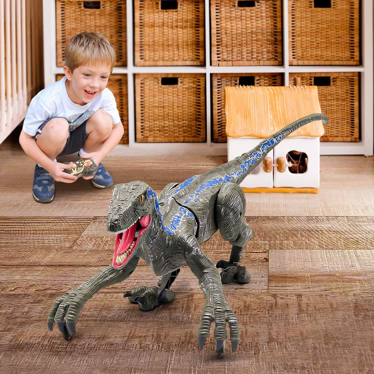 Engaging Dino Companion with Lights and Sounds for Kids