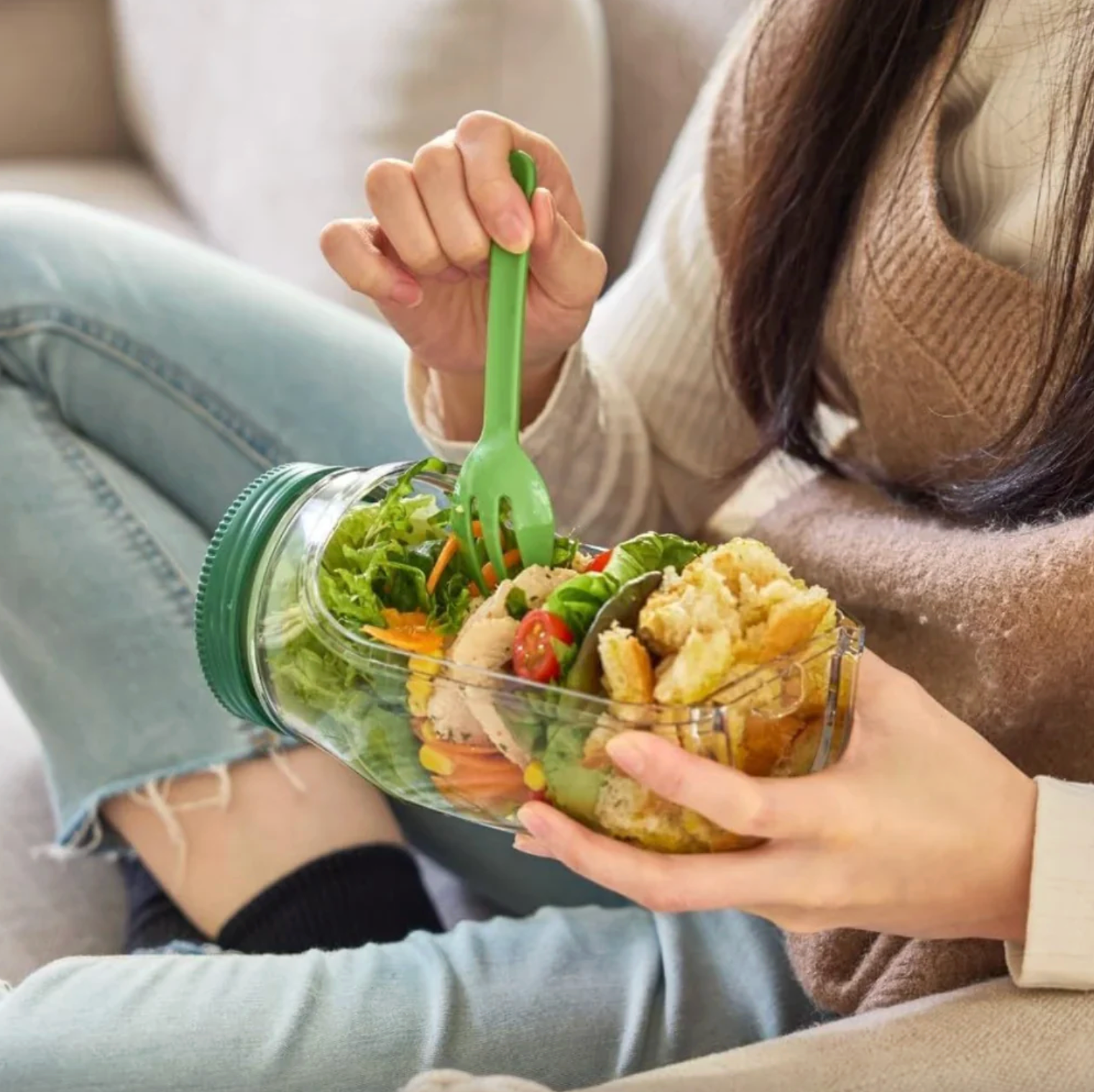 FreshLayer™ Meal Pod — Savor Crisp, Spill-Free Freshness Anytime You’re Hungry