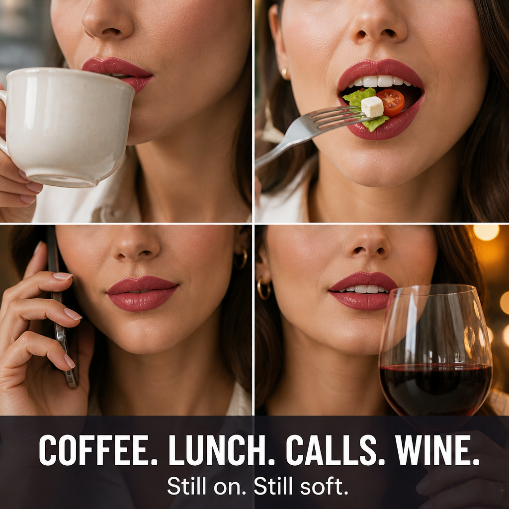 RadianceLock™ Lip Glow — Bold Color That Endures Dinner Without Dryness