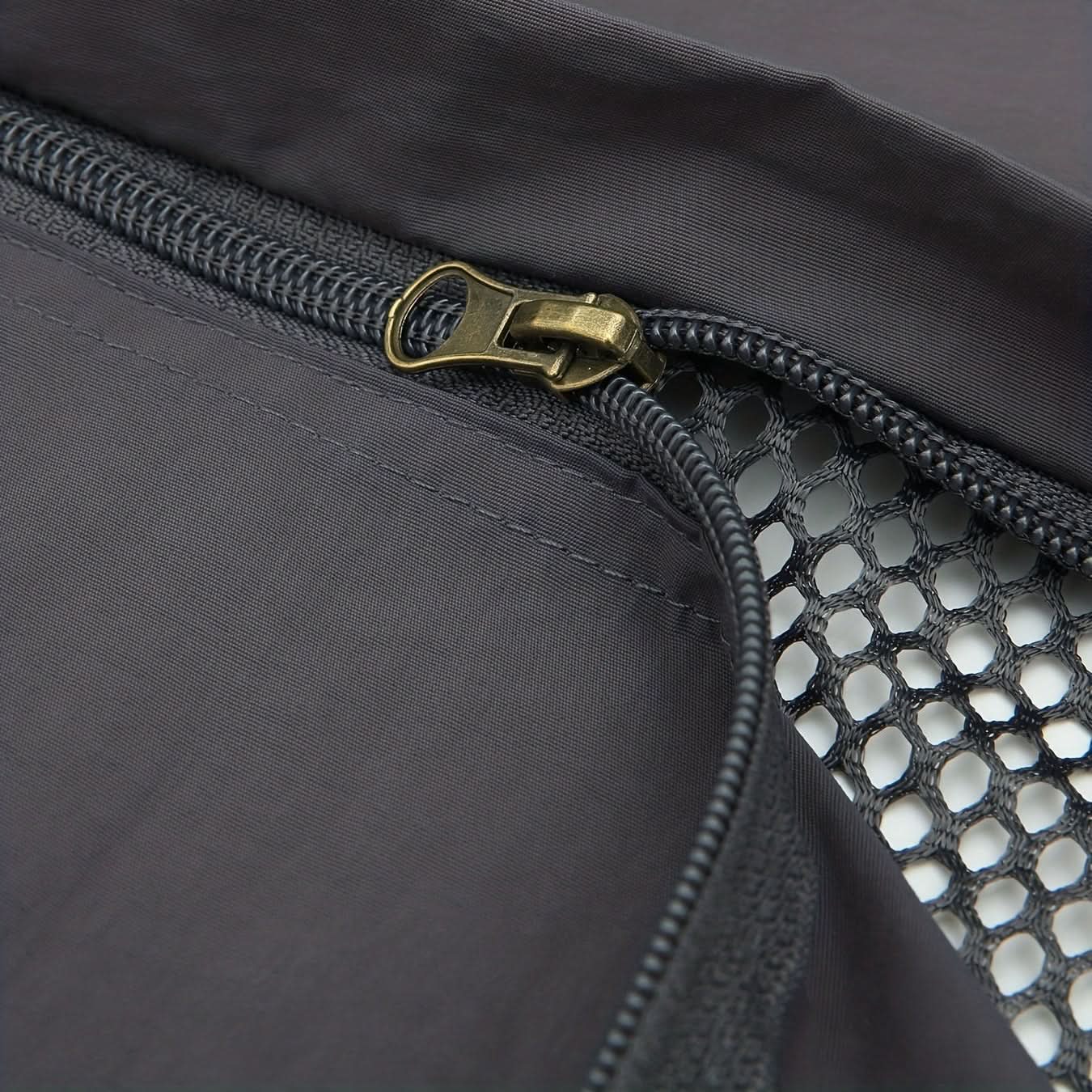 Outdoor Casual Vest with Zippered Pockets for Convenience