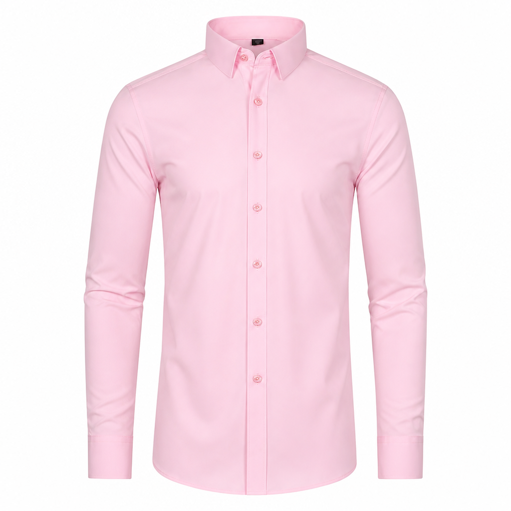 RevoStretch™ – Smooth Stretch Button-Down Shirt with Wrinkle-Resistant Silky Sheen