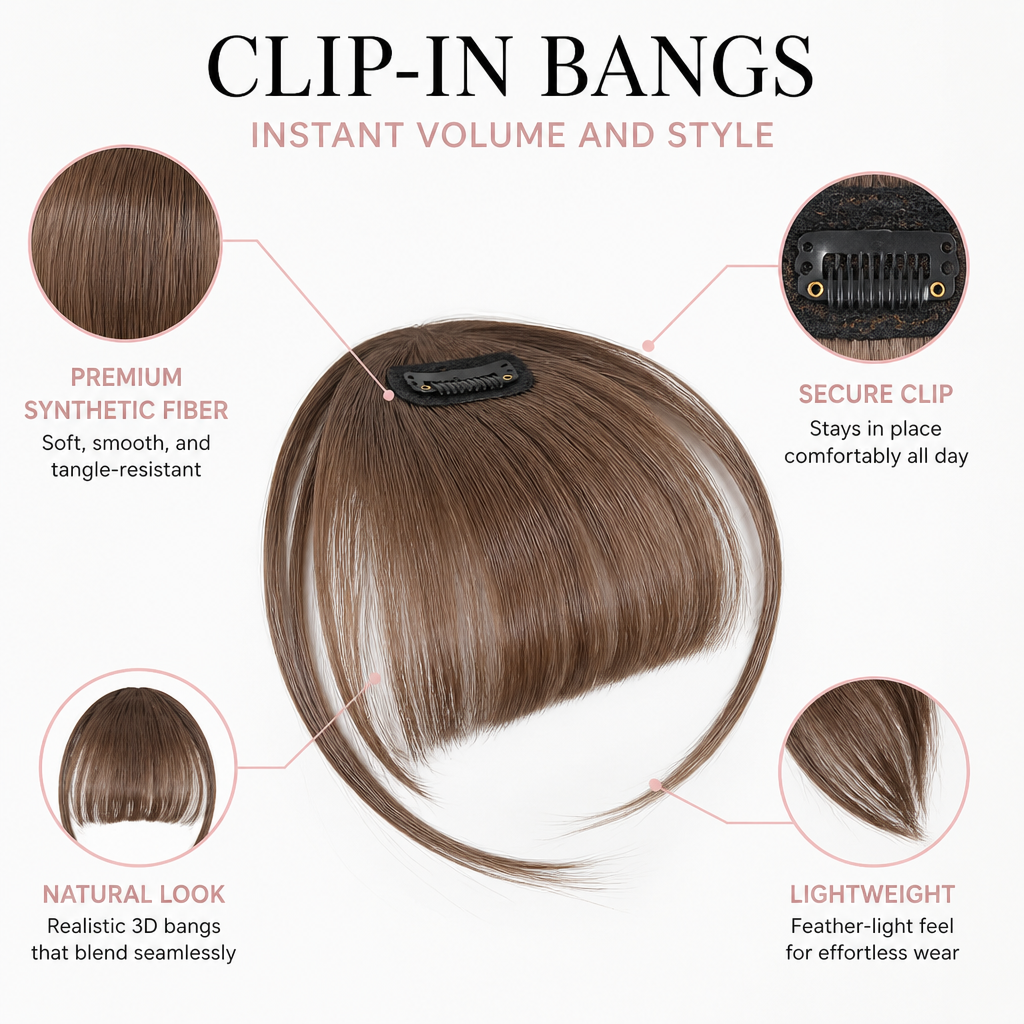 VelvetVeil™ — Instantly Own Every Room with Effortless, Flawless Bangs