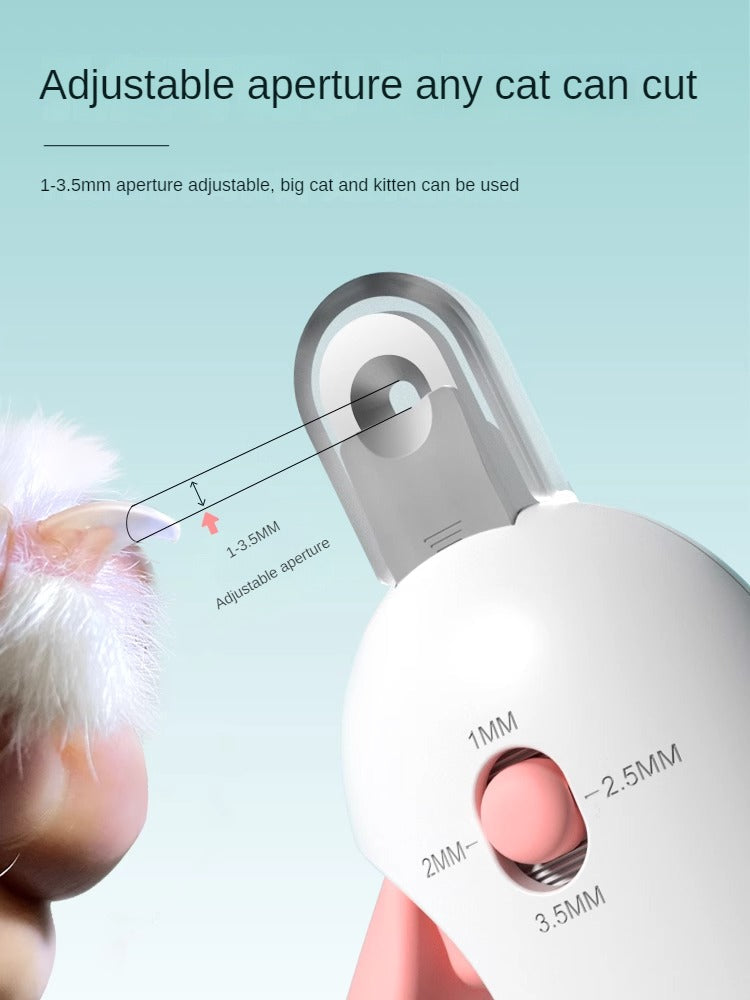 Ergonomic Pet Nail Clipper with 8-Fold Lever – Easy Grip Design
