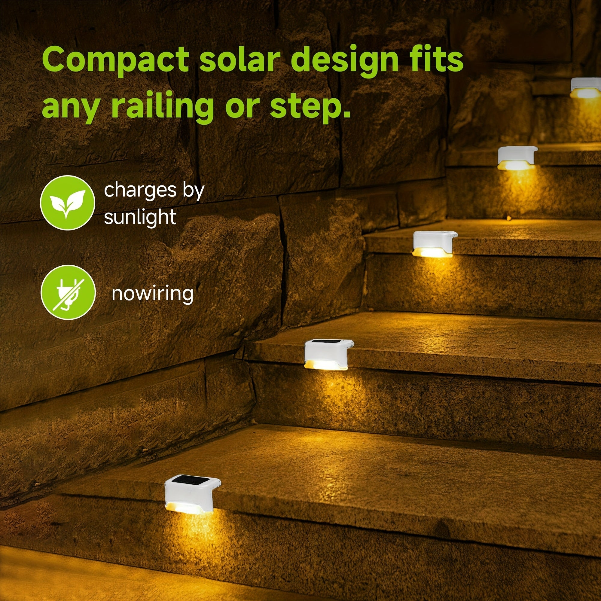 Illuminate Your Outdoors: 8-Piece Solar Pathway Light Set