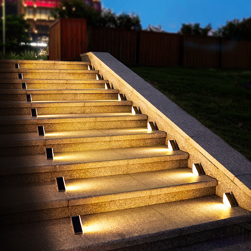 Outdoor Solar Stair Lights – Warm White LED Glow, Available in Packs of 4 or 10