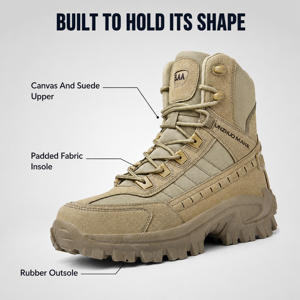 IronDash™ Tactical Boots — Command Every Terrain with Dry, Steady Confidence