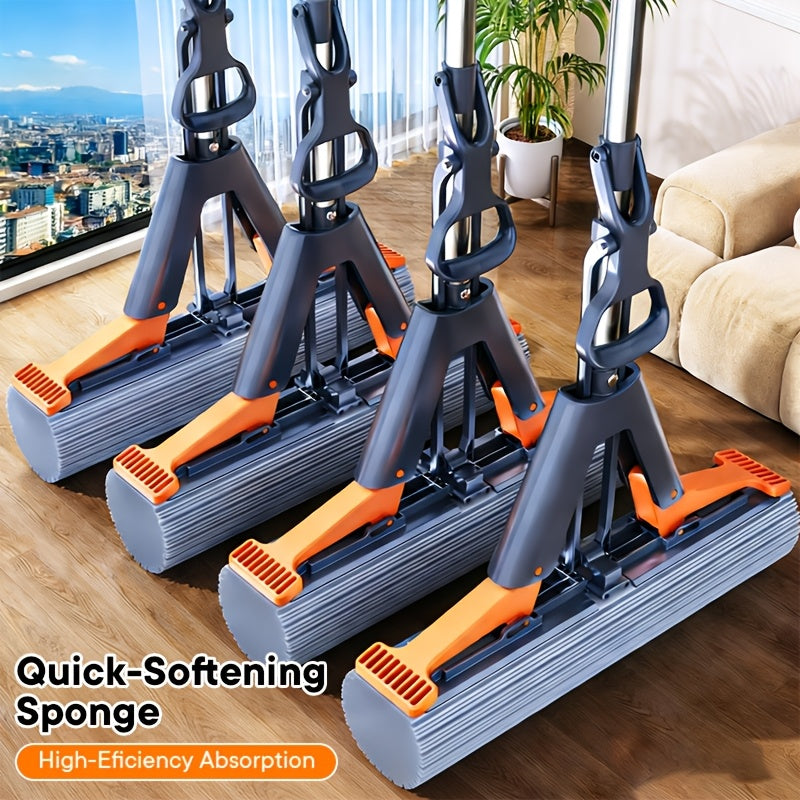 SwiftMop - Ultra-Absorbent Squeeze Mop for Effortless Cleaning