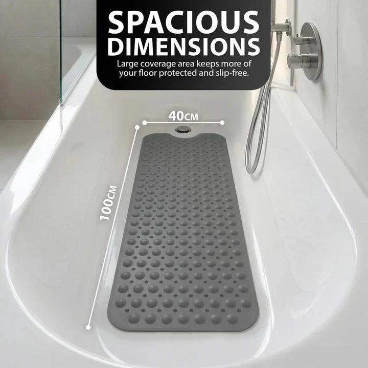Non-skid Bath Mat | Textured Surface | Fast Water Drain | SafeStep