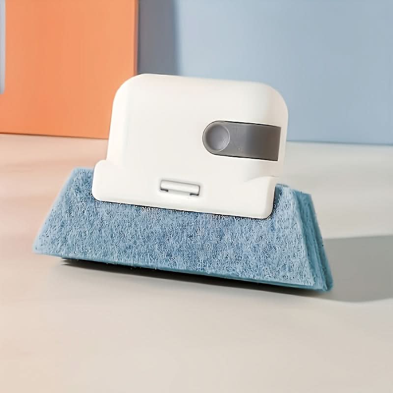 Handheld Cleaning Brush for Multiple Surfaces with Grooves and Crevice Tool